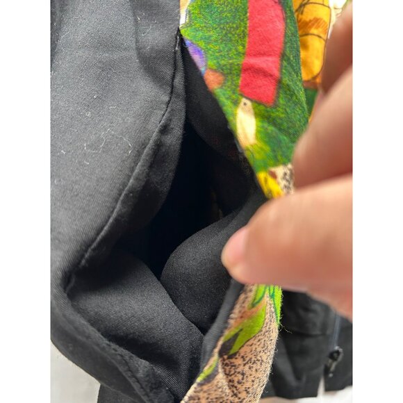 Vintage Starfire Novelty Cafe Scene Bomber Wearable Art Jacket Made in USA Sz 10 - Picture 9 of 9